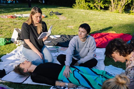Radionica Odmaraonica, voditeljica Alix Eynaudi, foto: Luka Pešun