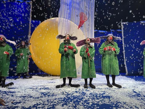 Ansambl predstave Snowshow, foto: privatna arhiva autorice teksta